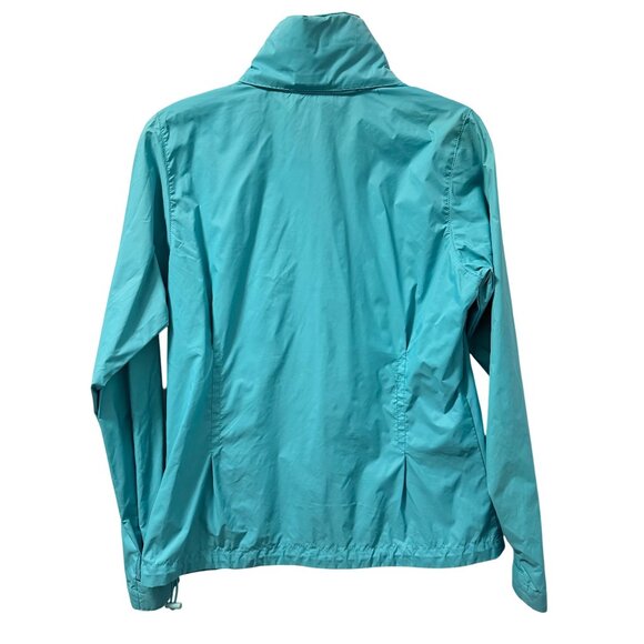 Columbia Womens Windbreaker Jacket Sz S Turquoise Lightweight Water-Resistant - Picture 10 of 12